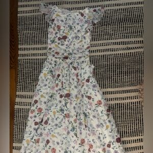 Eshakti white floral dress (S)